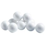 Image Boules polystyrène - Diamètre 30mm - Lot de 10