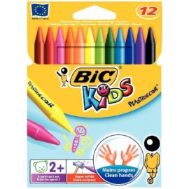 Image Crayons de couleur Plastidécor - Pochette de 12