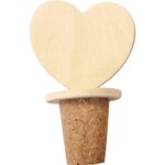 Bouchon en liège forme coeur – Lot de 6 Bouchon en liège forme coeur – Lot de 6