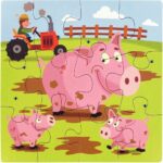 Puzzle progressif Naturin la ferme – Boite de 4 Puzzle progressif Naturin la ferme – Boite de 4