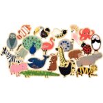 Image DJECO - Magnet en bois les animaux - Boite de 36