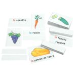 Boîte de 33 cartes fruits et légumes Boîte de 33 cartes fruits et légumes