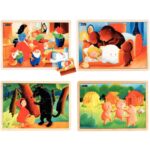 Image Puzzles les contes n°2 NATHAN - Lot de 4