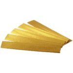 Papier crépon métallisé – 250×50 cm – Or – Paquet de 5 feuilles Papier crépon métallisé – 250×50 cm – Or – Paquet de 5 feuilles