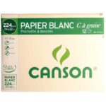 Papier dessin a grain c 224g 24×32 – Pochette de 12 Papier dessin a grain c 224g 24×32 – Pochette de 12