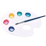 Palette ovale en plastique Palette ovale en plastique