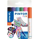 Marqueur Pintor fun pointe fine – Pochette de 6 Marqueur Pintor fun pointe fine – Pochette de 6