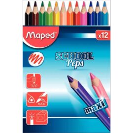 Image Crayons de couleur gros module - Pochette de 12