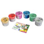 Image Peinture aux doigts pour textile - Boîte de 6 pots de 100ml