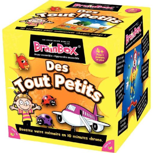 Asmodee - Jeu de société - Brain Box - Des tout petits