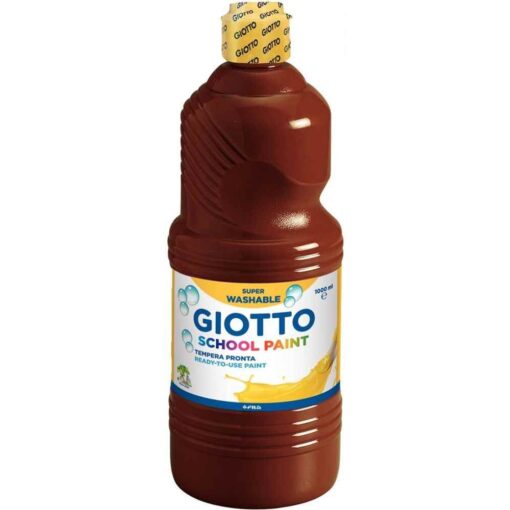 Gouache liquide lavable Giotto School Paint - Marron