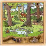 Puzzle d’observation de  64 pièces « La forêt au printemps / été » Puzzle d’observation de  64 pièces « La forêt au printemps / été »