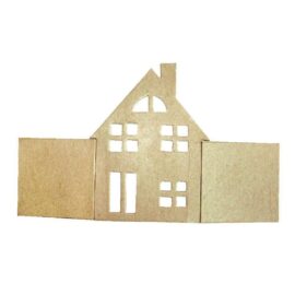 Image Maisons cache-bougie à décorer - Lot de 10