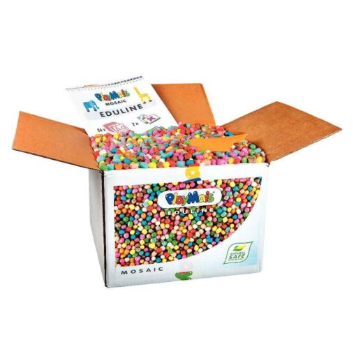 Carton de 12 000 flocons PLAYMAIS Mosaïc + Accessoires