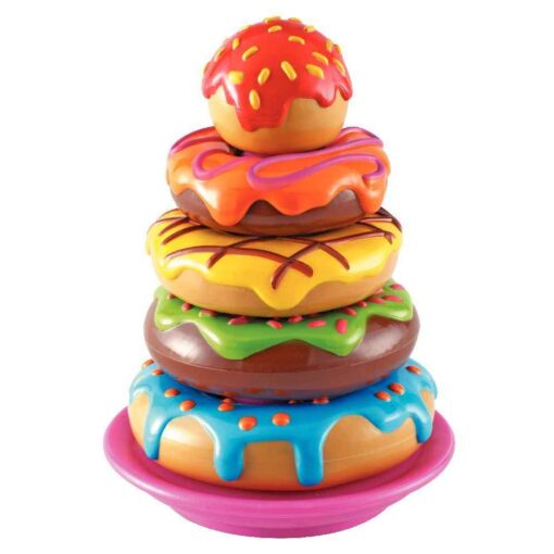 Set de 5 beignets en plastique assortis