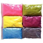 Sable coloré + 6 salières vides couleurs pastels – Lot de 6 sacs de 500g Sable coloré + 6 salières vides couleurs pastels – Lot de 6 sacs de 500g