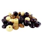 Image Perles en bois vernis - Sachet de 200