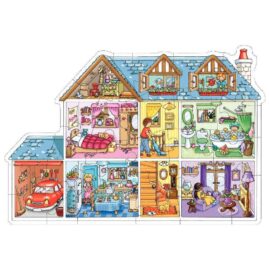 Image Puzzle contour 25 pièces "Maison de poupée"