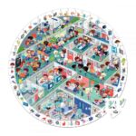 Puzzle d’observation rond de 208 pièces, les urgences Puzzle d’observation rond de 208 pièces, les urgences