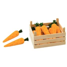 Image Cagette de 10 carottes en bois