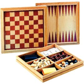 Image Coffret en bois échecs