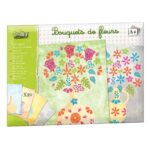 Image Set de 20 feuilles support thème " les fleurs "