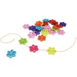 Perles fleurs multicolores assorties – Sachet de 400 Perles fleurs multicolores assorties – Sachet de 400