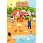 Poster PVC 76x52cm – Animaux de la ferme Poster PVC 76x52cm – Animaux de la ferme