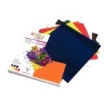 Image Papier vitrail 15 x 15 cm couleurs assorties - Paquet de 500 feuilles