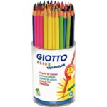 Image Crayons de couleur ELIOS triangulaires assortis - Pot de 84