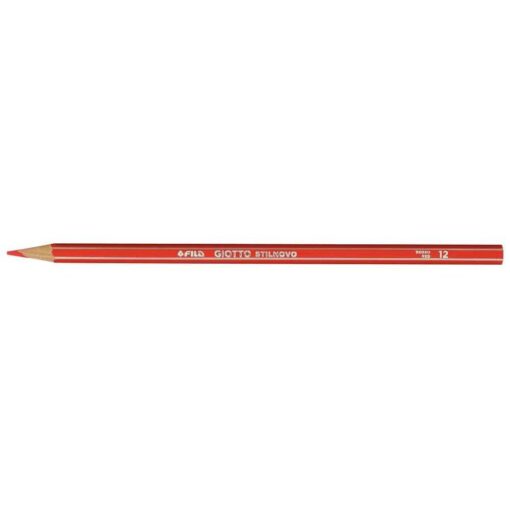 Crayons de couleur Stilnovo rouge - Boite de 12