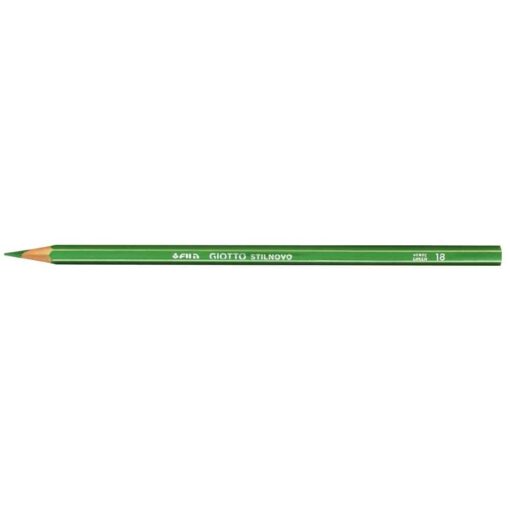 Crayons de couleur Stilnovo vert  - Boite de 12