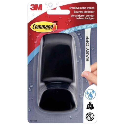 3M - Blister de 1 patère + 2 languettes adhésives