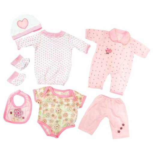 Pyjamas et accessoires pour poupées filles - Lot de 3