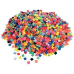 Mosaïques en plastique, format : 1 x 1 cm – Sachet de 1 kilo Mosaïques en plastique, format : 1 x 1 cm – Sachet de 1 kilo