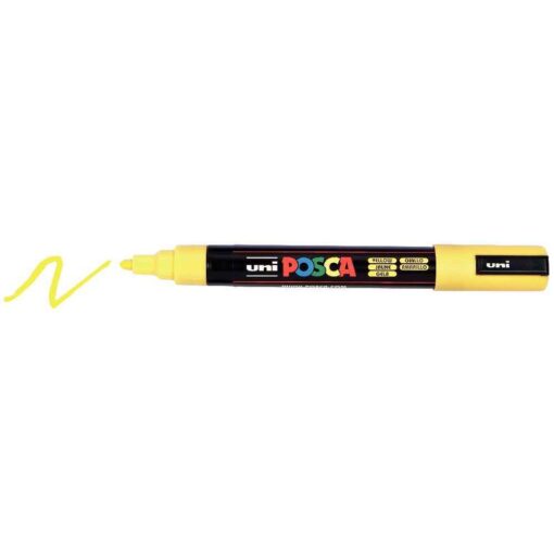 Marqueur gouache Posca pm ogive jaune