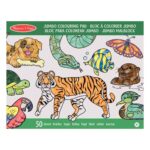 Image Carnet de 50 coloriages animaux assortis