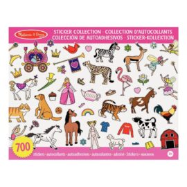 Image Stickers non repositionnables de 10 thèmes différents pour fille - Pochette de 700