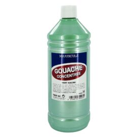 Image Gouache liquide supérieure opaque prête à l'emploi Vert Nacré - Flacon de 1 litre