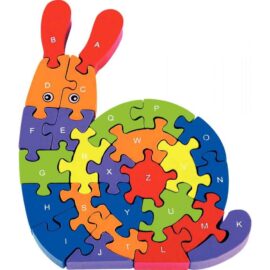 Image Puzzle escargot 3D alphabet