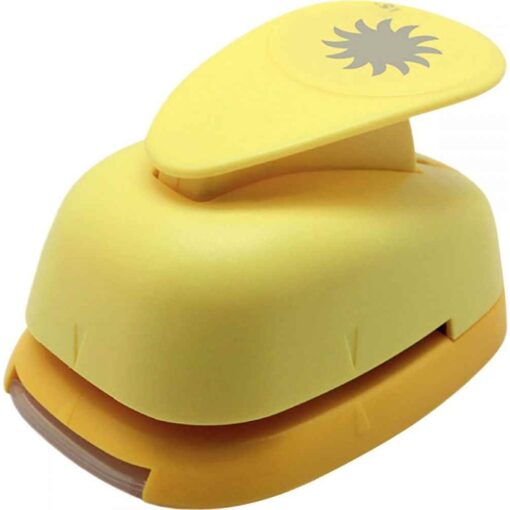 Perforateur déco 38mm soleil jaune