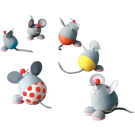 Image Atelier créatif de 25 souris en cellulose