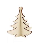 Sapin 3D en bois à décorer – 3 modèles assortis – Lot de 12 Sapin 3D en bois à décorer – 3 modèles assortis – Lot de 12