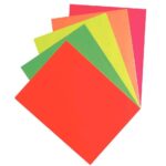 Image Feuilles affiche fluo 90g - A3 - Paquet de 50