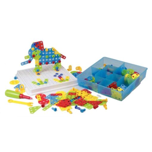 Set de 112 blocs de construction assortis