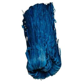 Image Raphia végétal - Bleu - Pelote de 50g
