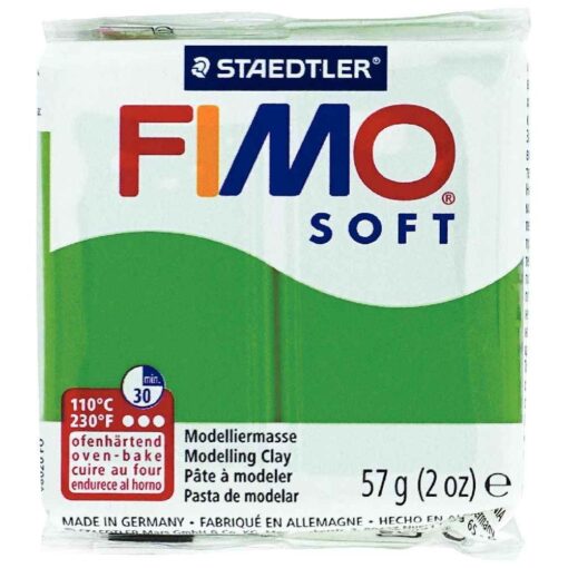 Pâte à modeler Fimo Soft, 57 grammes, vert tropique