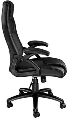 TecTake Chaise Fauteuil siège de Bureau Hauteur réglable Sportive (Noir-Noir | No. 403470) TecTake Chaise Fauteuil siège de Bureau Hauteur réglable Sportive (Noir-Noir | No. 403470) 4