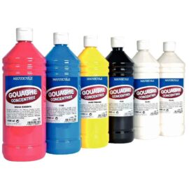 Image Gouache semi liquide - Carton 6 flacons 1L