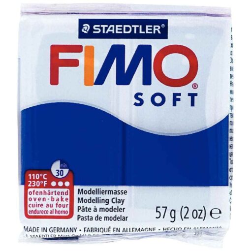 Pâte à modeler Fimo Soft, 57 grammes, bleu pacifique